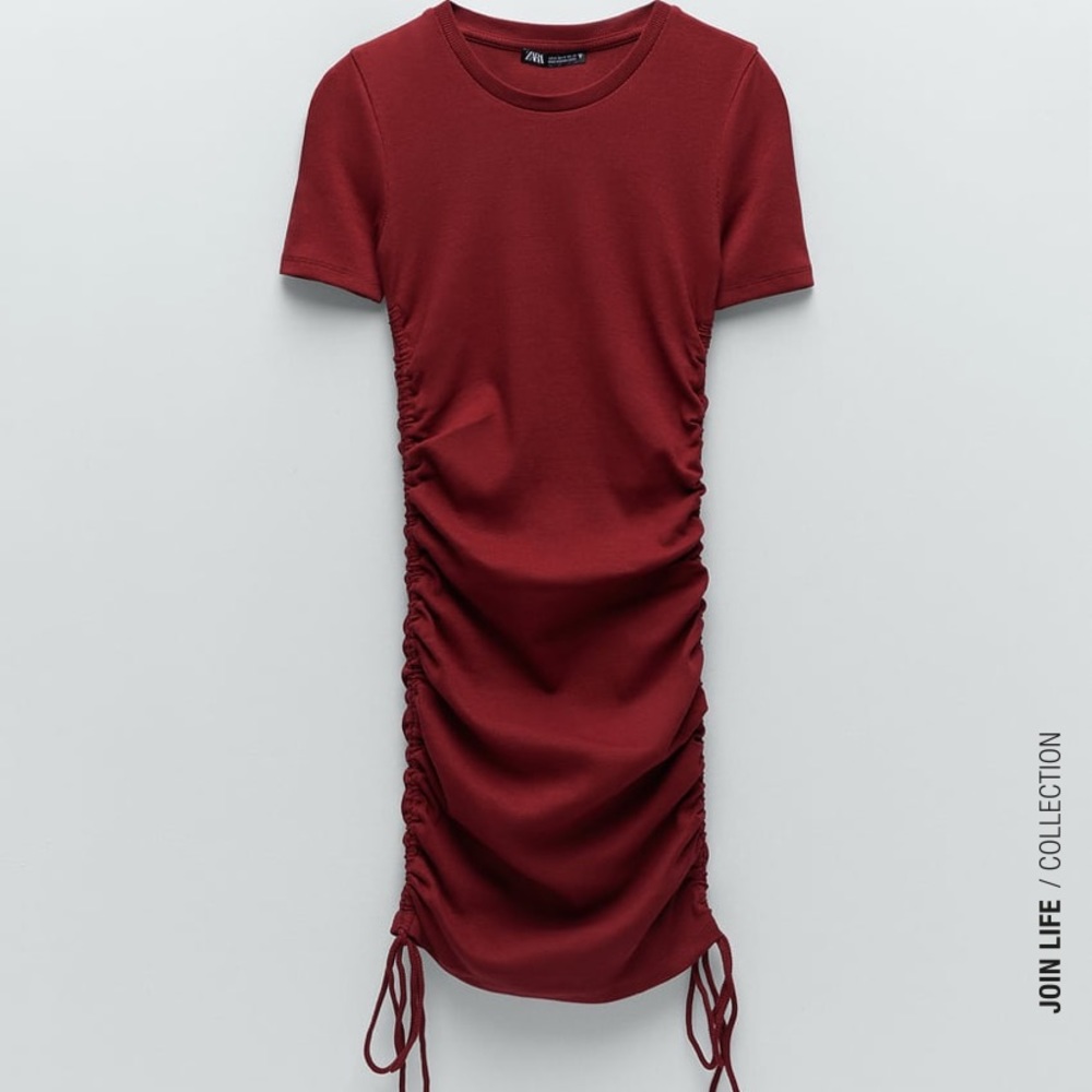 Zara scrunched dress
